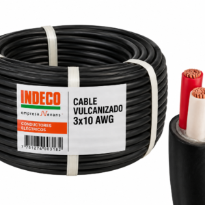 Cable Vulcanizado 3x10 AWG INDECO