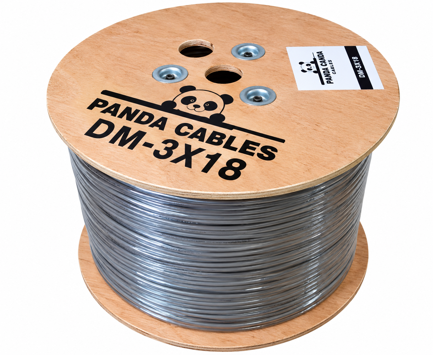 Cable Apantallado PANDA 3x18 AWG – Rollo 300 m